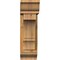 Ekena Millwork Balboa Traditional Rough Sawn Bracket w/ Offset Brace, Western Red Cedar, 6"W x 16"D x 20"H BKT0604X16X20BOA01RWR - alternate 2
